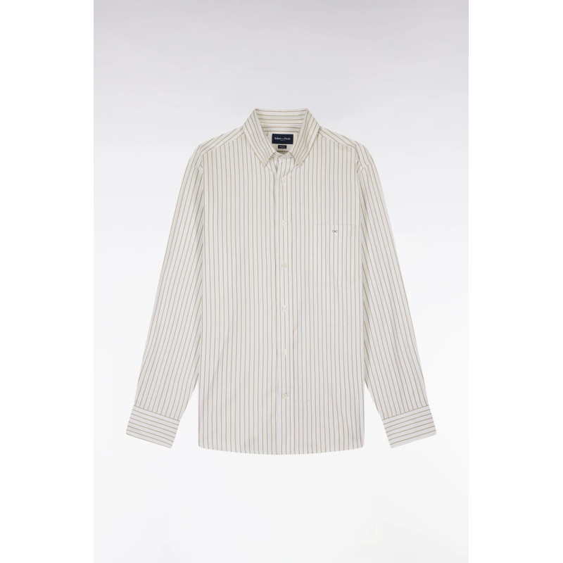 Chemise Eden park en oxford rayée ciel EDEN PARK - 1