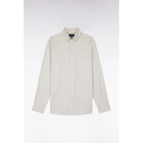 Chemise Eden park en oxford rayée ciel EDEN PARK - 1