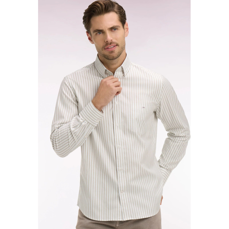 Chemise Eden park en oxford rayée ciel EDEN PARK - 2