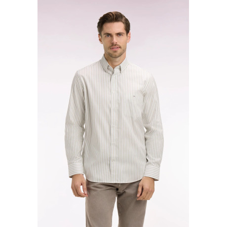 Chemise Eden park en oxford rayée ciel EDEN PARK - 3