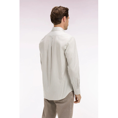 Chemise Eden park en oxford rayée ciel EDEN PARK - 5