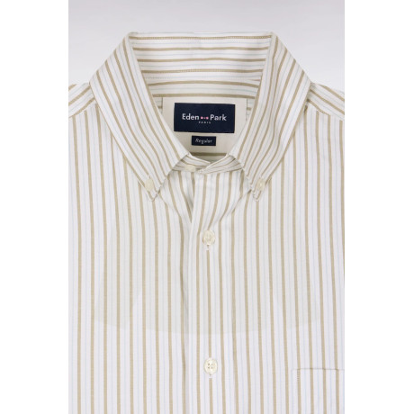 Chemise Eden park en oxford rayée ciel EDEN PARK - 6