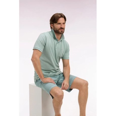 Polo Eden park Cohésion vert d'eau EDEN PARK - 1