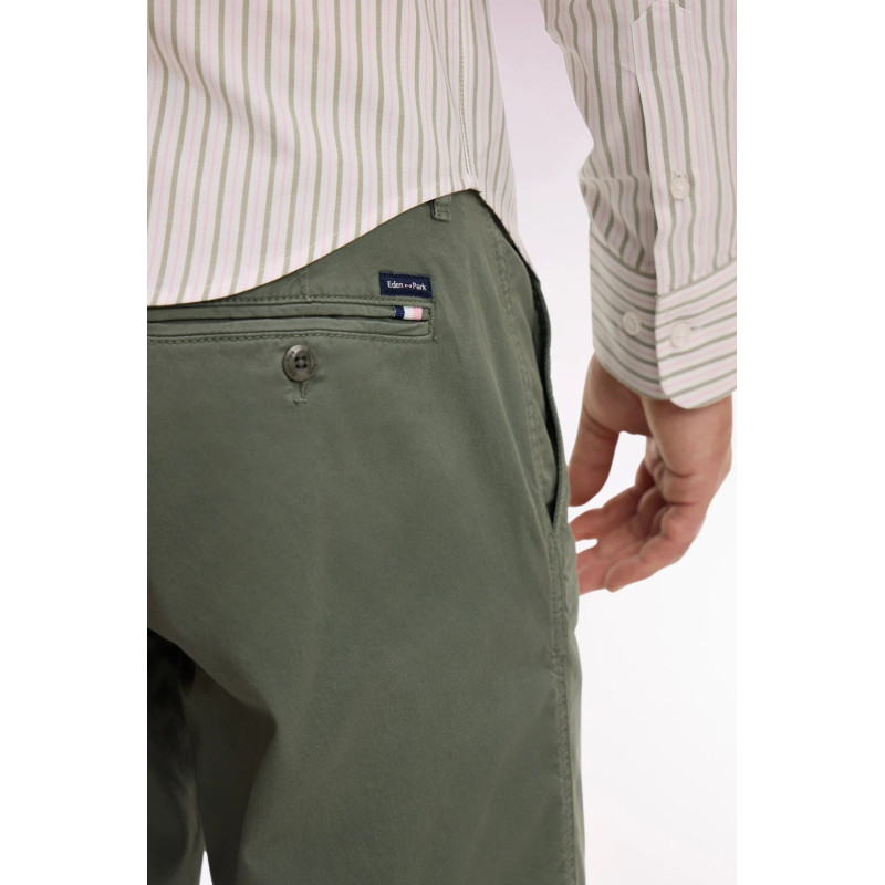 Pantalon Eden park vert kaki EDEN PARK - 4