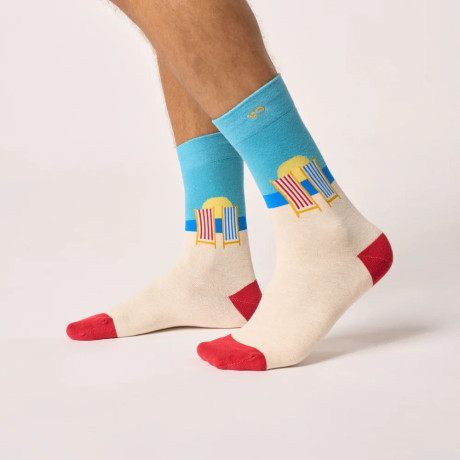 Chaussettes motifs transats BILLYBELT - 1