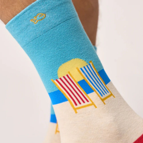 Chaussettes motifs transats BILLYBELT - 2