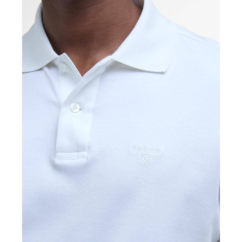Polo Barbour interlock blanc BARBOUR - 3