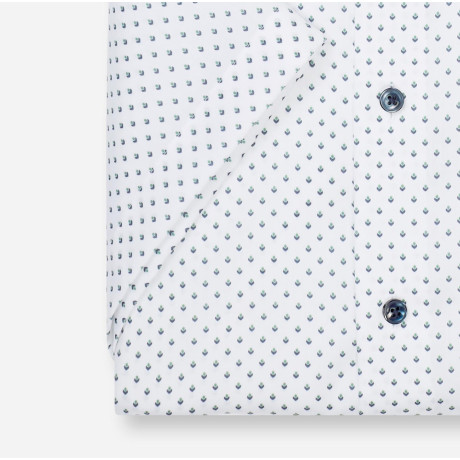 Chemisette Olymp blanc micro motif OLYMP - 2