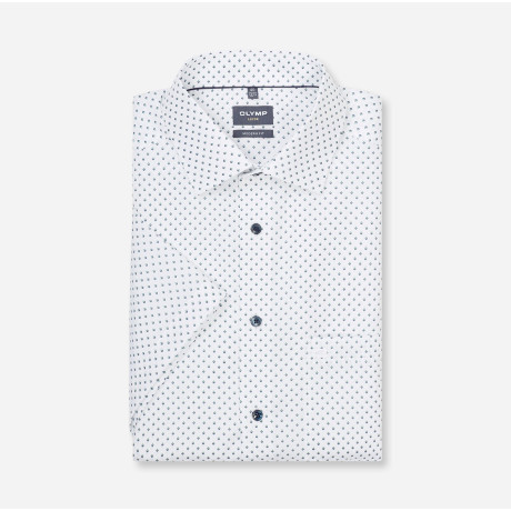 Chemisette Olymp blanc micro motif OLYMP - 3