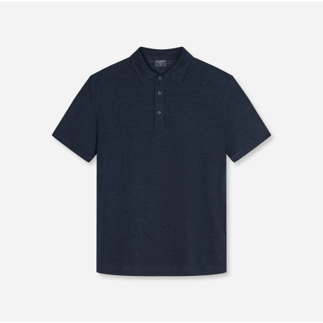 polo en lin marine OLYMP - 1