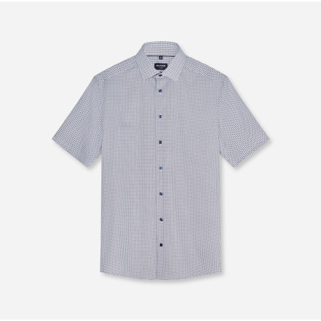 Chemisette Olymp blanc micro motif OLYMP - 1