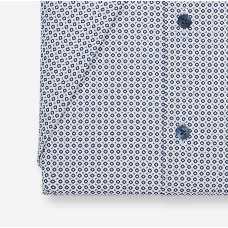 Chemisette Olymp blanc micro motif OLYMP - 3