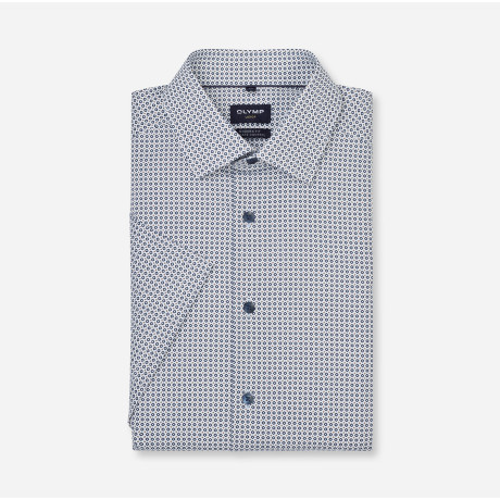 Chemisette Olymp blanc micro motif OLYMP - 5