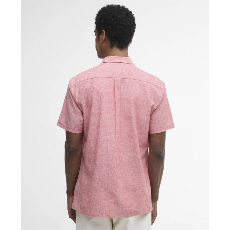 Chemisette Barbour lin et coton rouge BARBOUR - 3