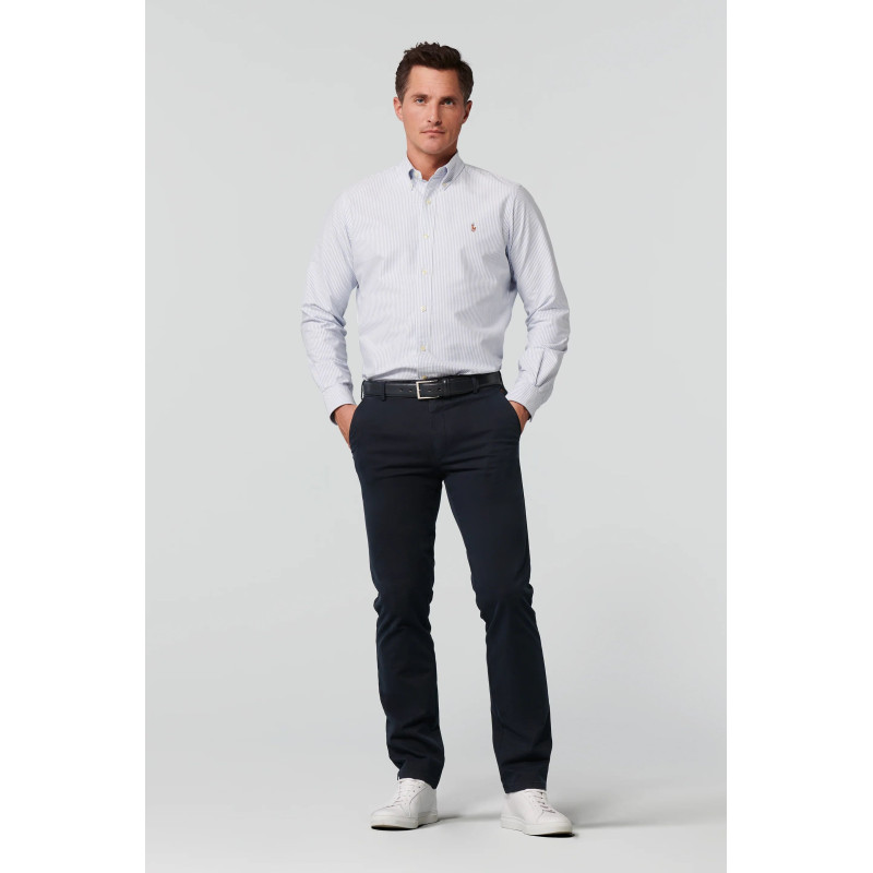 Chino Meyer confort bleu marine MEYER - 4