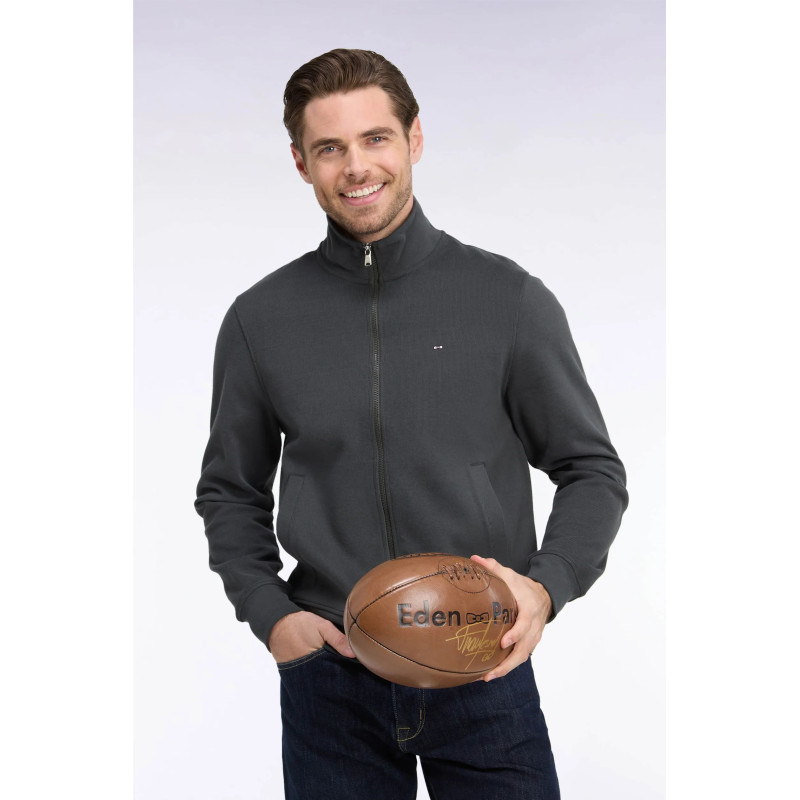 Veste sweat Eden park kaki EDEN PARK - 3