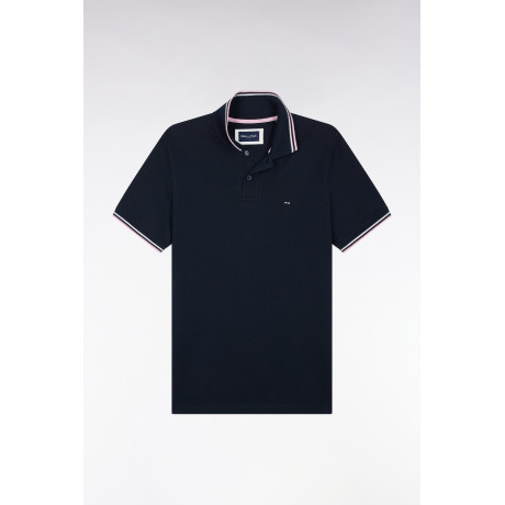 Polo marine col liseré EDEN PARK - 1