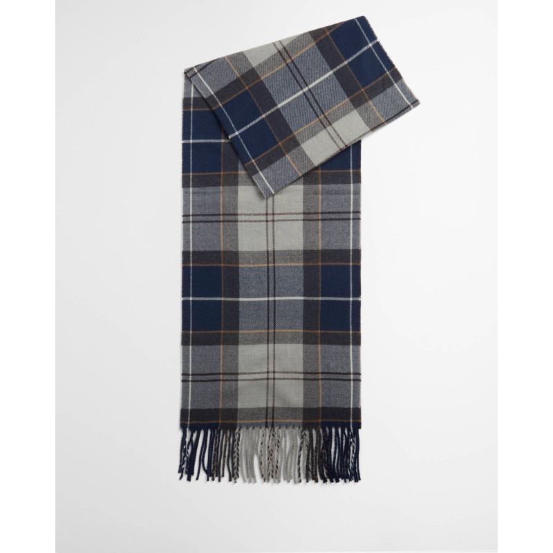 echarpe Barbour Galingale tartan en bleu BARBOUR - 1