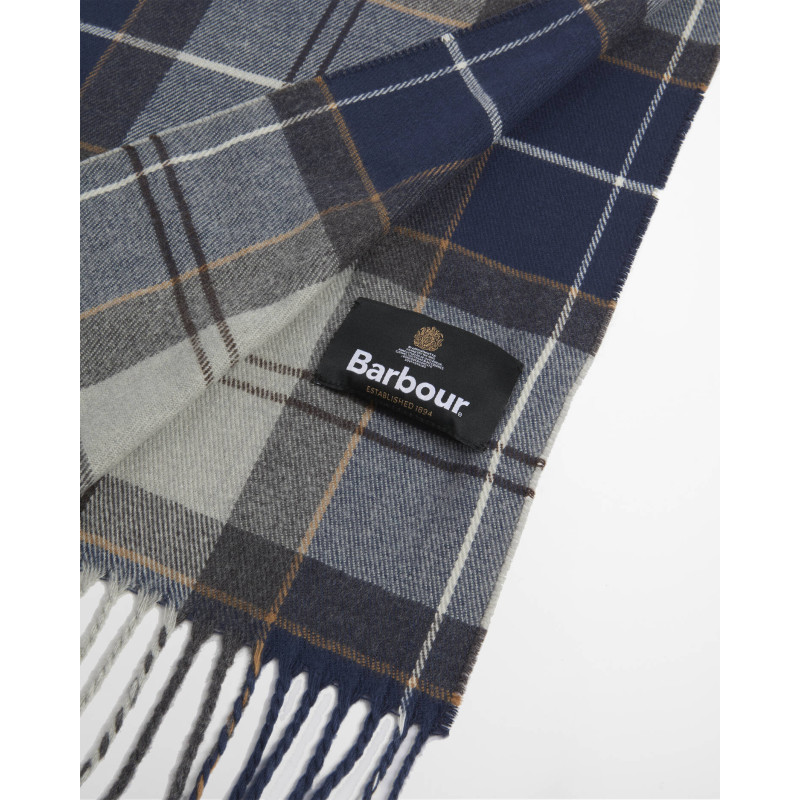 echarpe Barbour Galingale tartan en bleu BARBOUR - 2