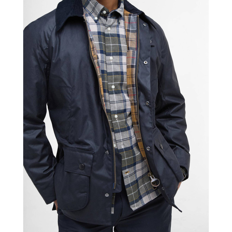 veste Barbour Ashby marine cirée BARBOUR - 8