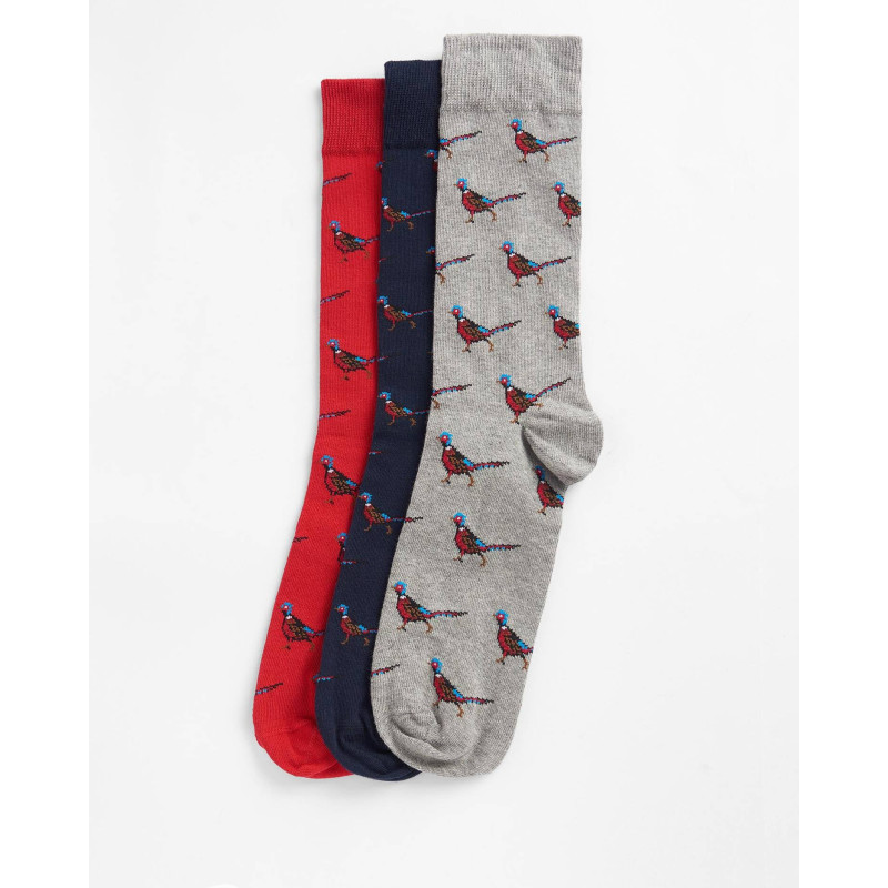 Coffret cadeau de chaussettes à motifs faisans BARBOUR - 1