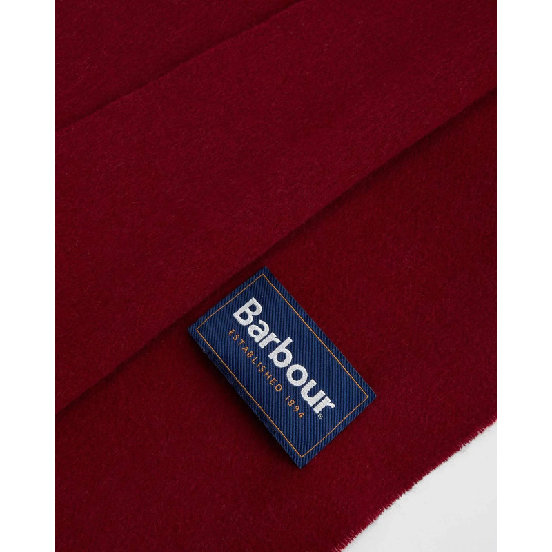 Echarpe unie agneau red BARBOUR - 3