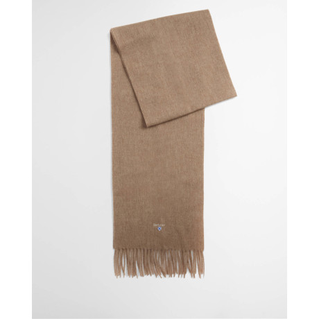 Écharpe en laine d'agneau unie camel BARBOUR - 1