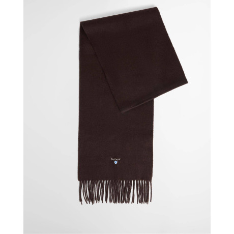 Echarpe agneau marron uni BARBOUR - 2