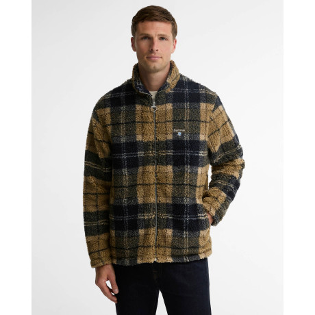 Veste polaire sherpa tartan BARBOUR - 1