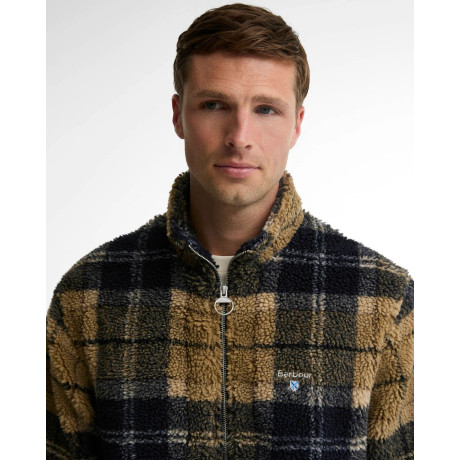 Veste polaire sherpa tartan BARBOUR - 5