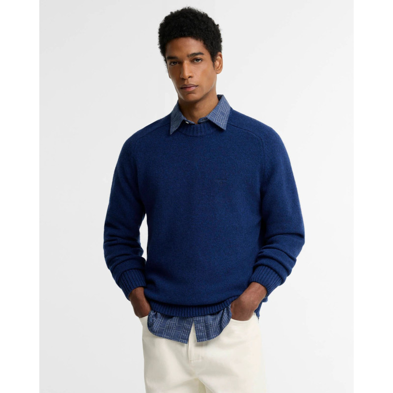 Pull Newton bleu foncé BARBOUR - 1