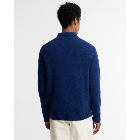 Pull Newton bleu foncé BARBOUR - 4