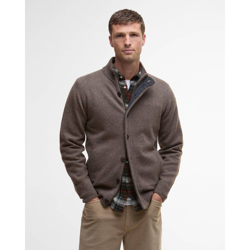 Gilet laine agneau marron BARBOUR - 1