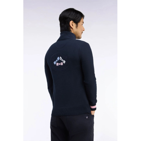 cardigan zippé marine EDEN PARK - 4