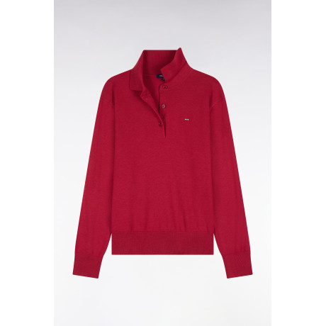 Pull F Eden park col polo rouge EDEN PARK - 2