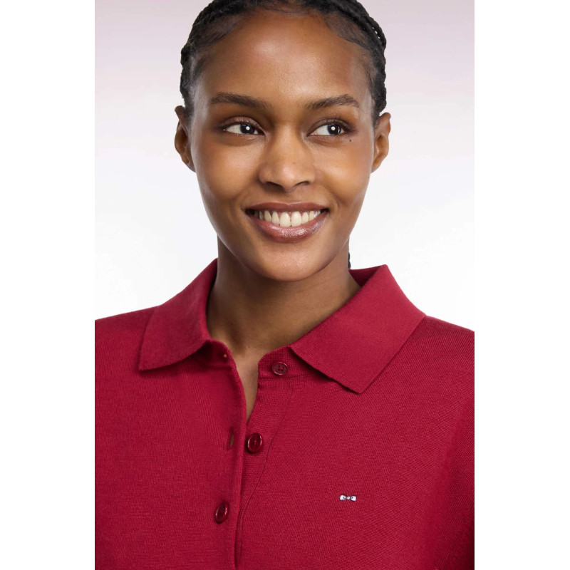 Pull F Eden park col polo rouge EDEN PARK - 5