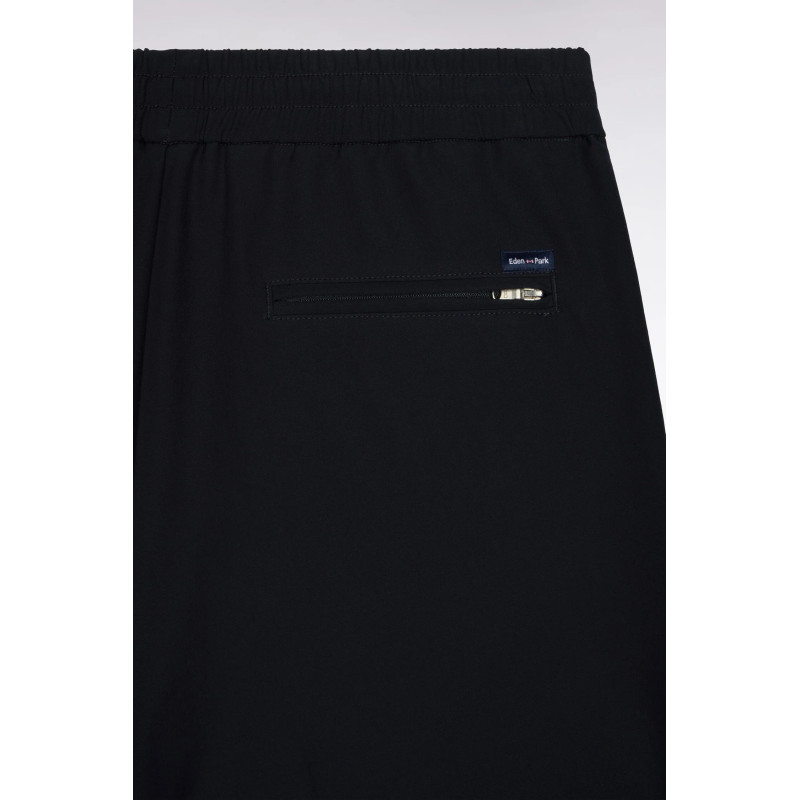 Pantalon stretch à taille élastique marine EDEN PARK - 5