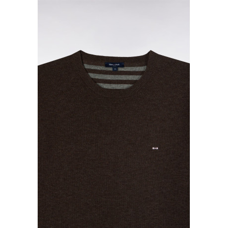 Pull Eden park col rond marron EDEN PARK - 5