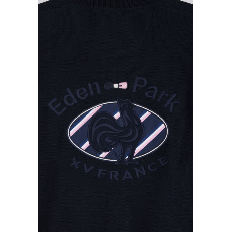 Pull col montant XV de France EDEN PARK - 5