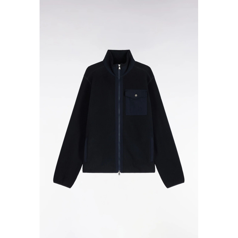 Blouson marine à bouclettes EDEN PARK - 1