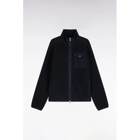 Blouson marine à bouclettes EDEN PARK - 1