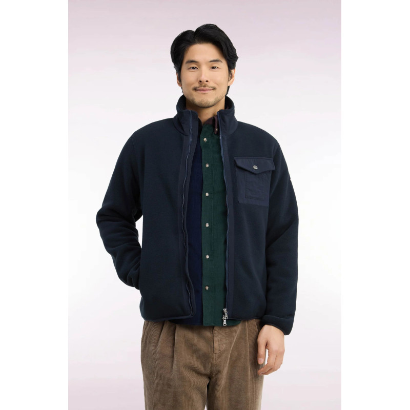 Blouson marine à bouclettes EDEN PARK - 2