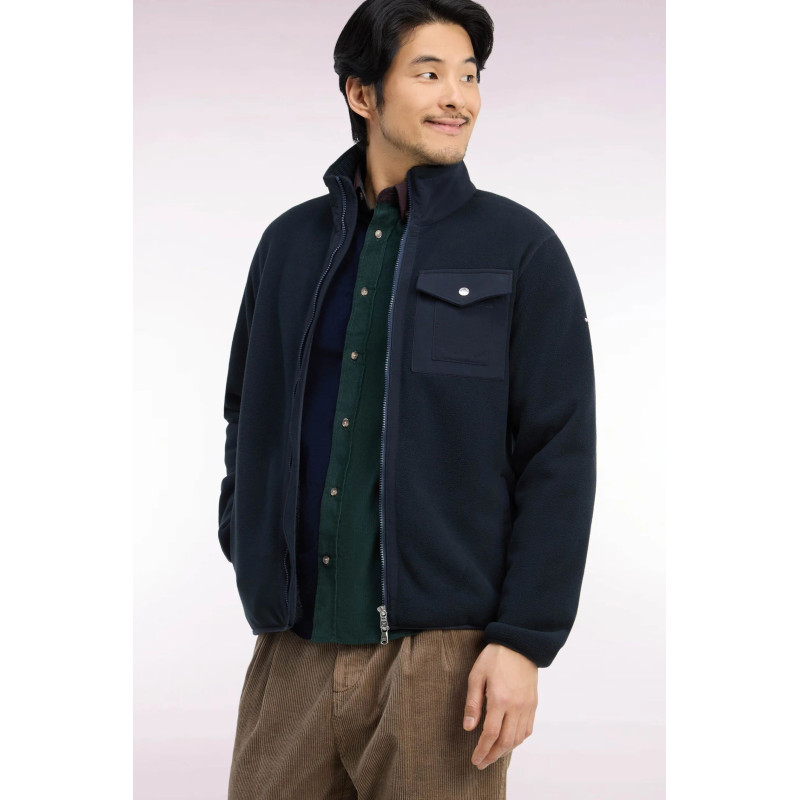 Blouson marine à bouclettes EDEN PARK - 3