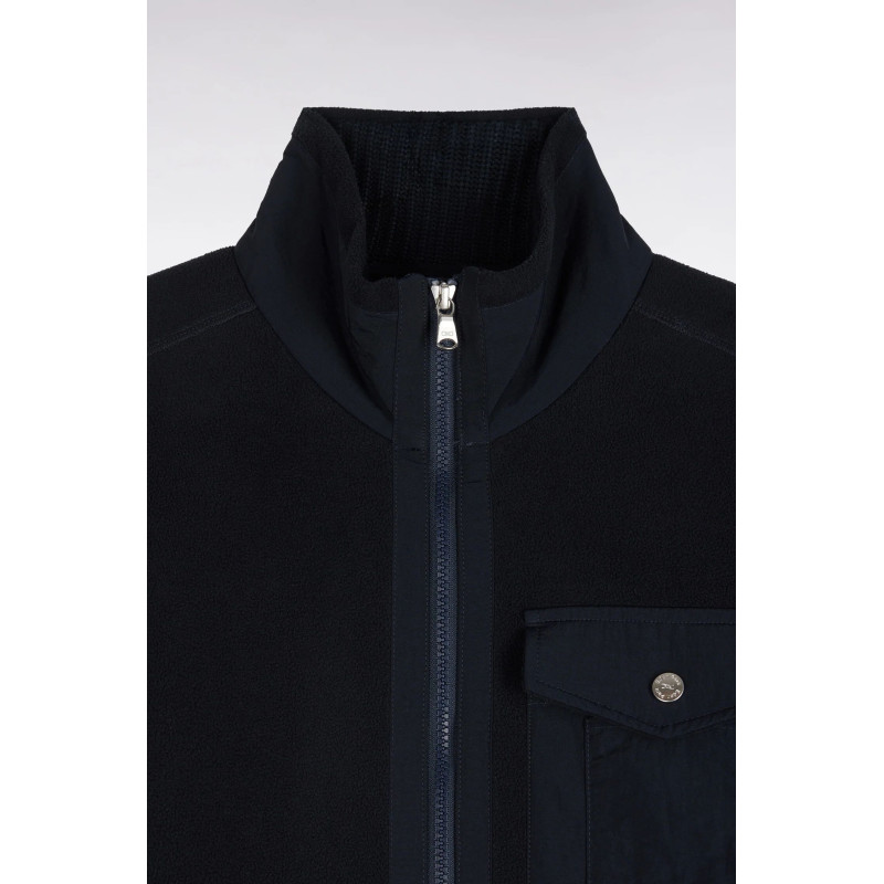 Blouson marine à bouclettes EDEN PARK - 5