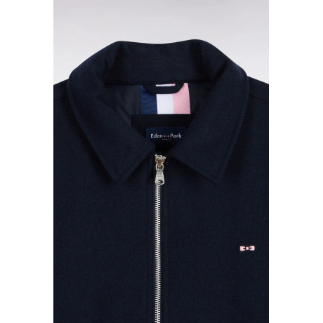 Blouson flanelle en bleu EDEN PARK - 4