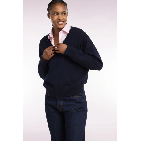 Pull Femme laine marine EDEN PARK - 1