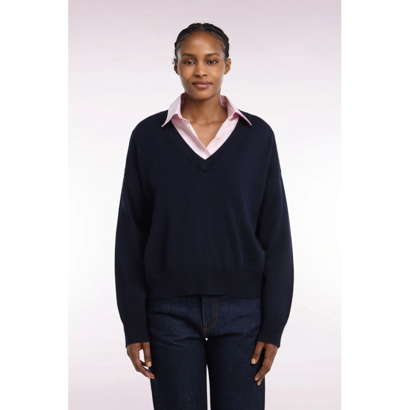 Pull Femme laine marine EDEN PARK - 3