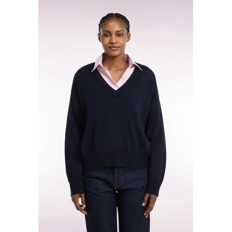 Pull Femme laine marine EDEN PARK - 3
