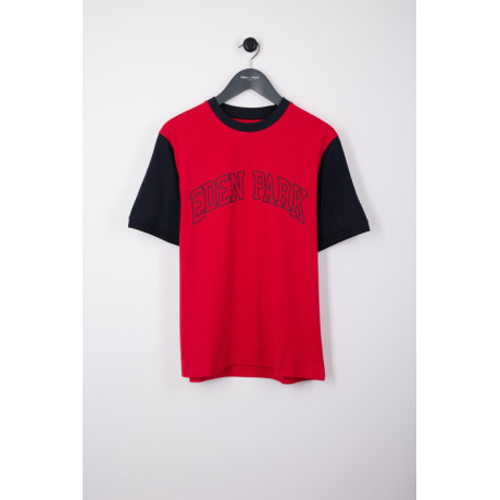 T-shirt homme bicolore en coton marine et rouge - Eden Park EDEN PARK - 1