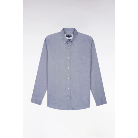 Chemise Oxford Marine coupe droite Eden Park EDEN PARK - 1